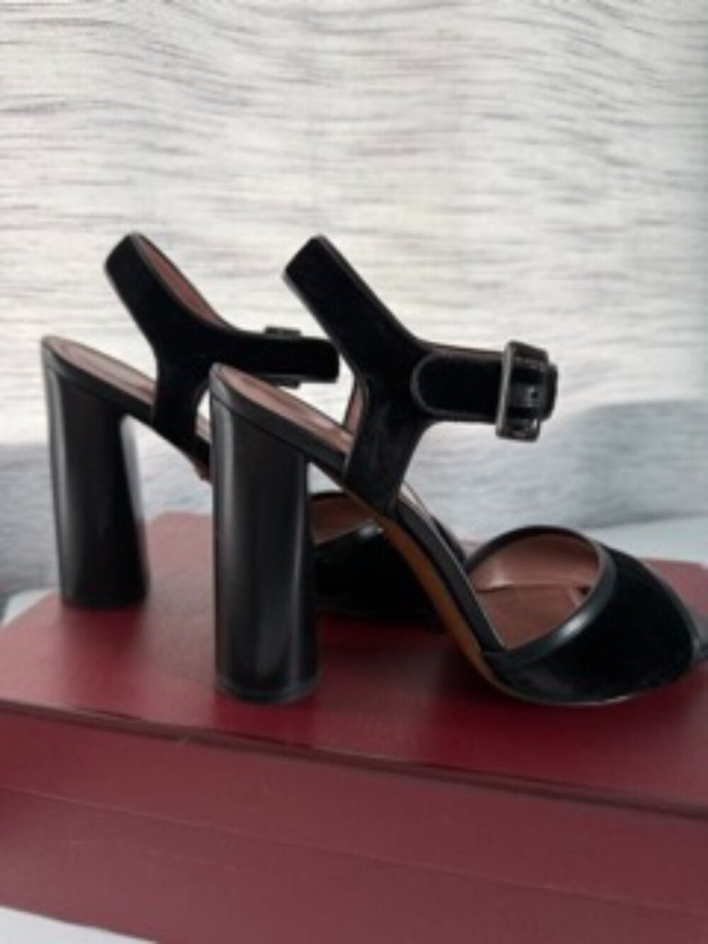 Bally High Heel Block Sandals